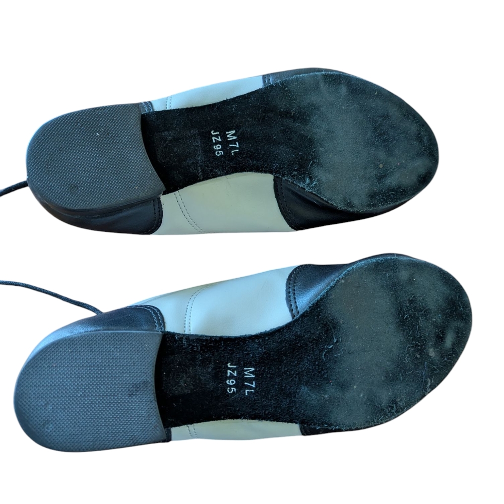 Classic Black and White Oxford Character Dance Shoes - Picture 2 of 6